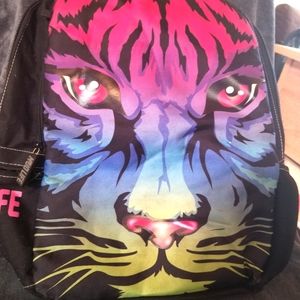 Kids School Backpack - Multicolored Tiger